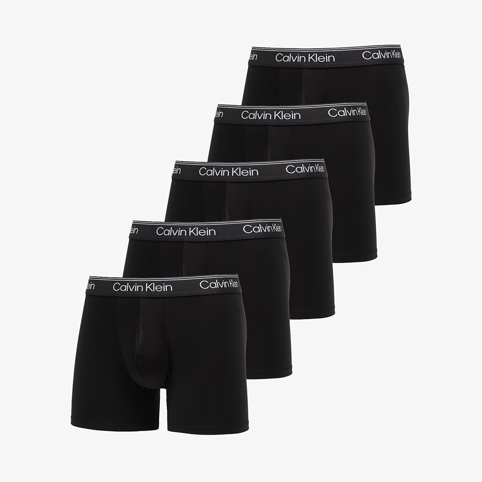 Calvin Klein Microfiber Stretch Boxer Brief 5-Pack Black XL