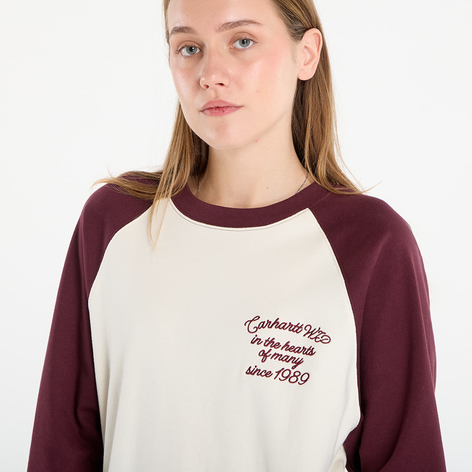 Tricouri bărbați Carhartt WIP L/S Alston T-Shirt UNISEX Wax/ Rondo