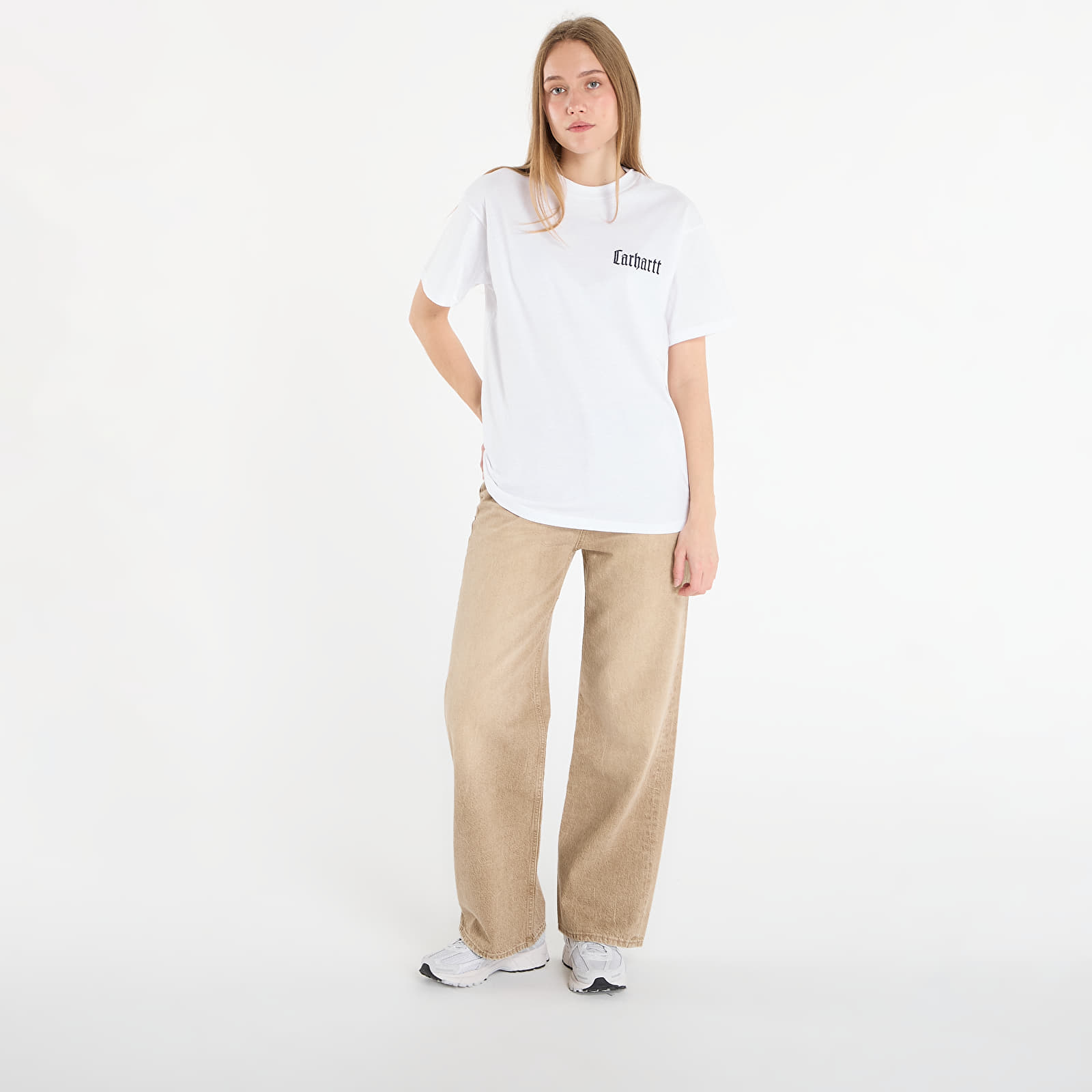 Heren T-shirts Carhartt WIP S/S Schooling T-Shirt UNISEX White