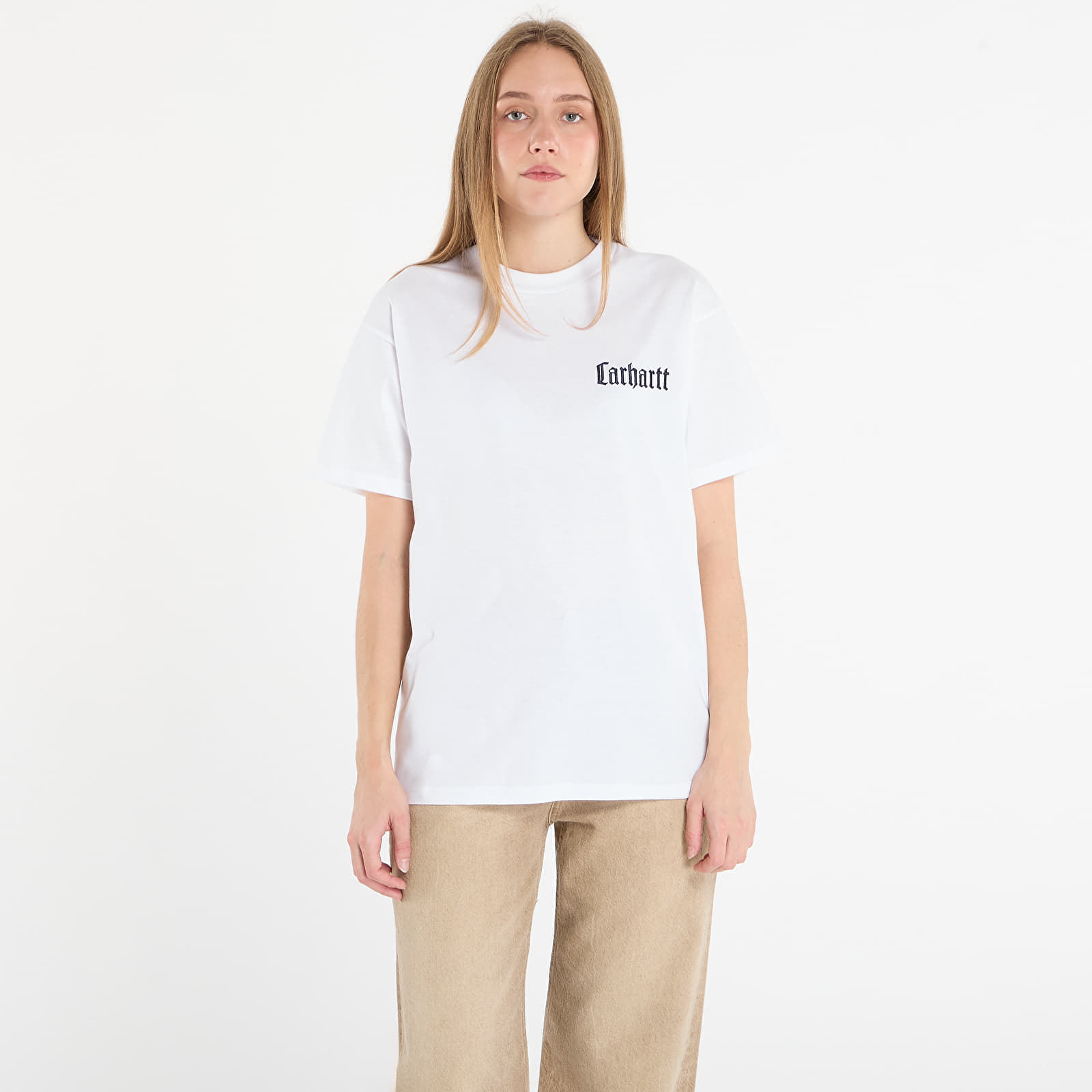Heren T-shirts Carhartt WIP S/S Schooling T-Shirt UNISEX White