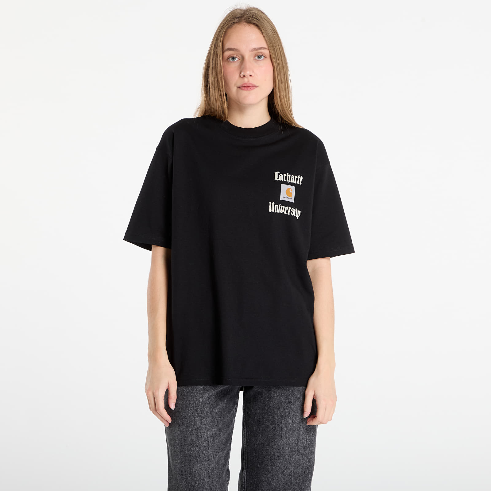 T-shirts homme Carhartt WIP S/S Schooling Heart T-Shirt UNISEX Black