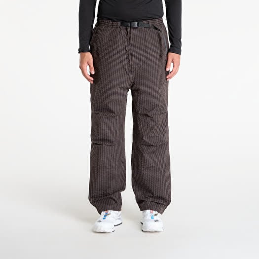 Gramicci Northside Plaid Pant Deep Brown