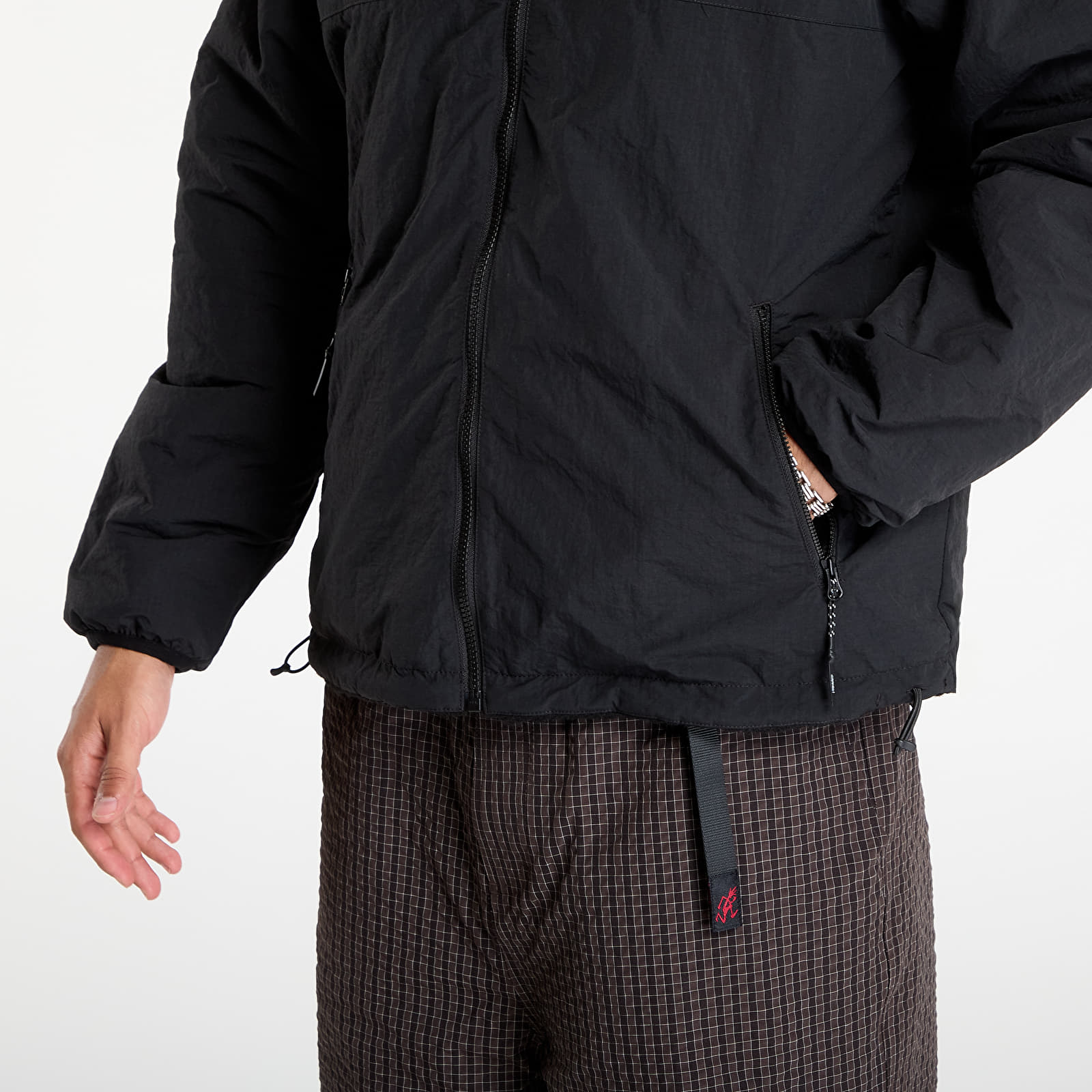 Мъжки якета Gramicci Reversible Sherpa Jacket UNISEX Charcoal / Black