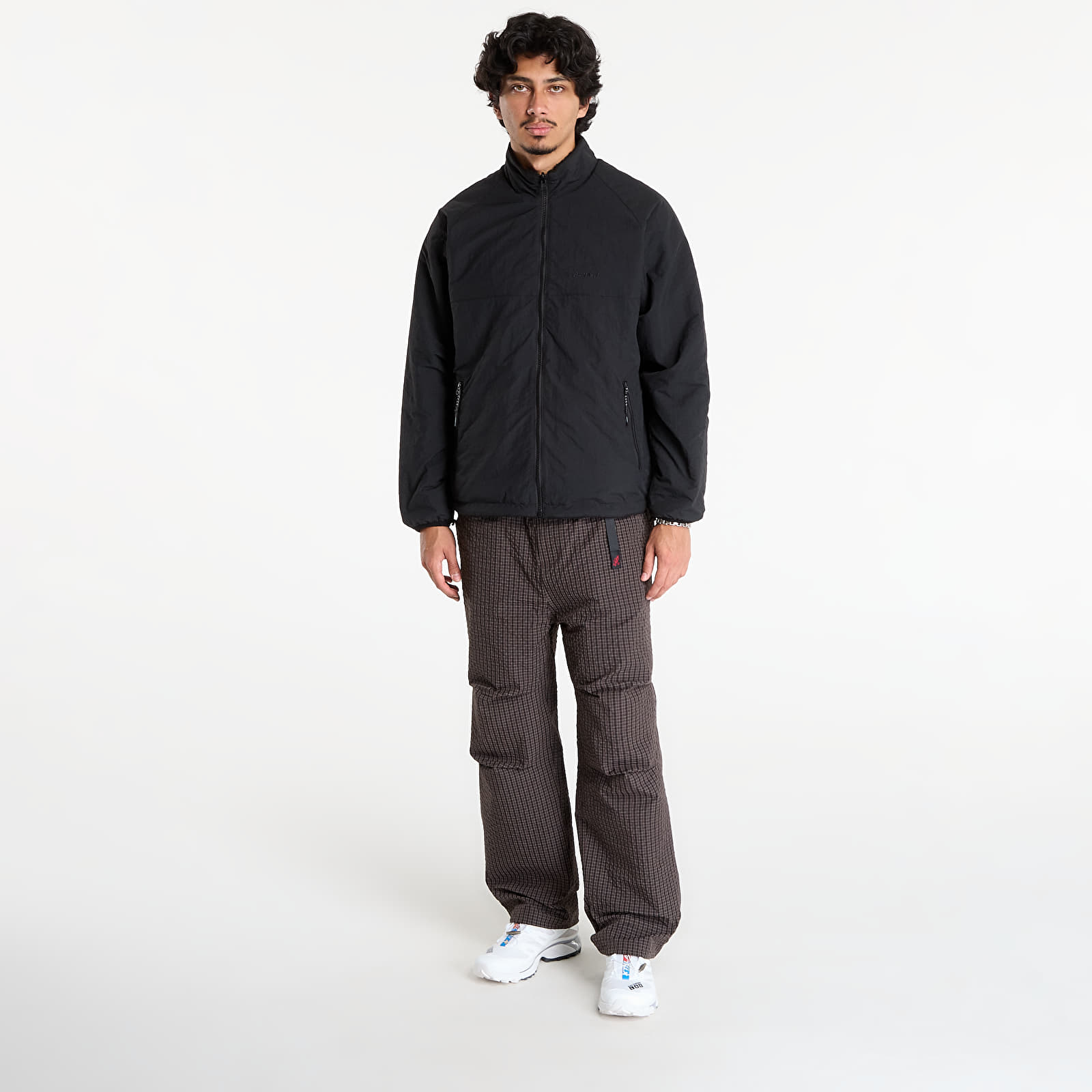 Мъжки якета Gramicci Reversible Sherpa Jacket UNISEX Charcoal / Black
