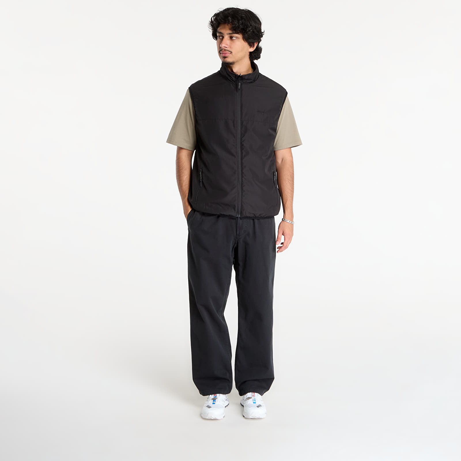 Veste pentru bărbați Gramicci Thermal Fleece Reversible Vest UNISEX Tobacco