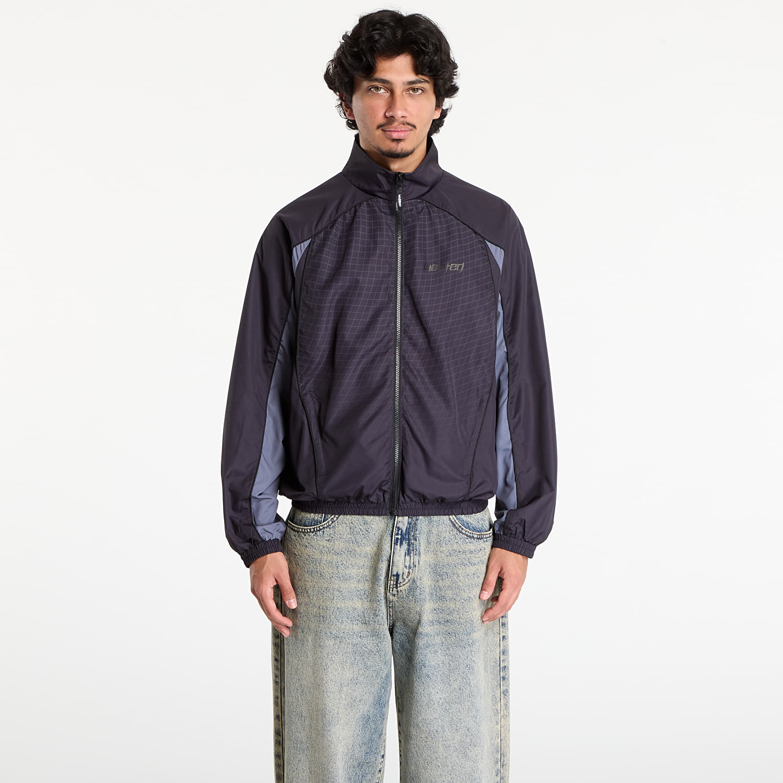 Vīriešu jakas Wasted Paris M Spine Track Jacket Black