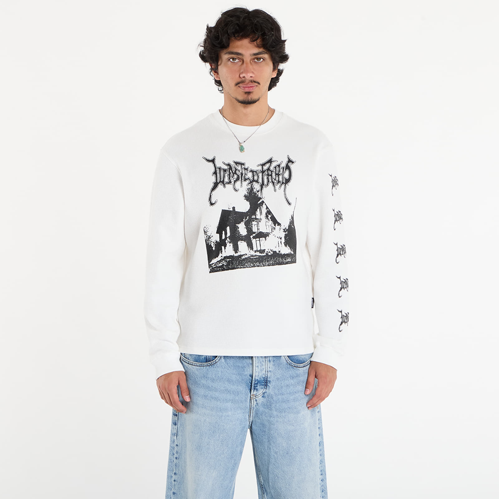 Sweats à capuche homme Wasted Paris M Ignited Thermal Sweatshirt White