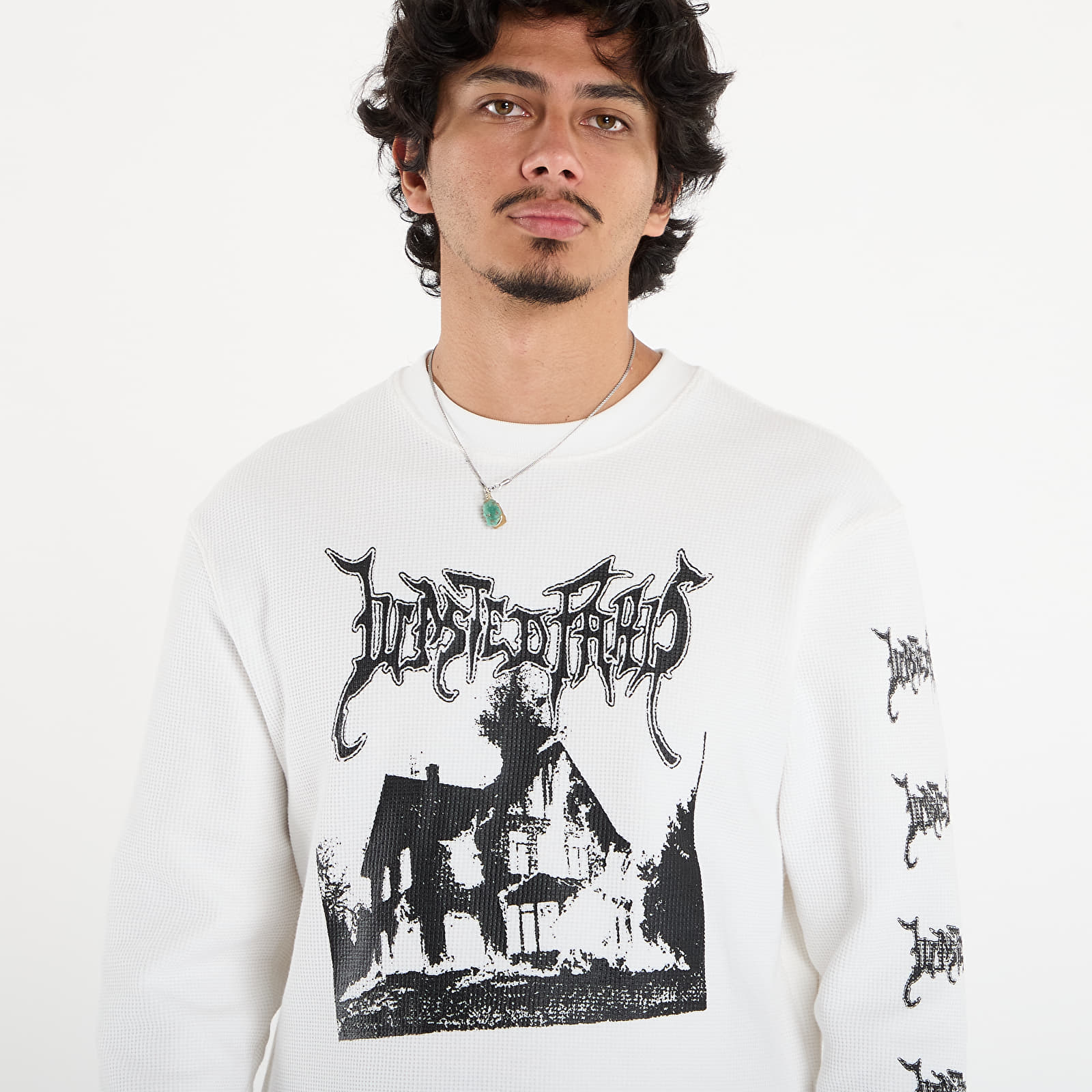Sweats à capuche homme Wasted Paris M Ignited Thermal Sweatshirt White