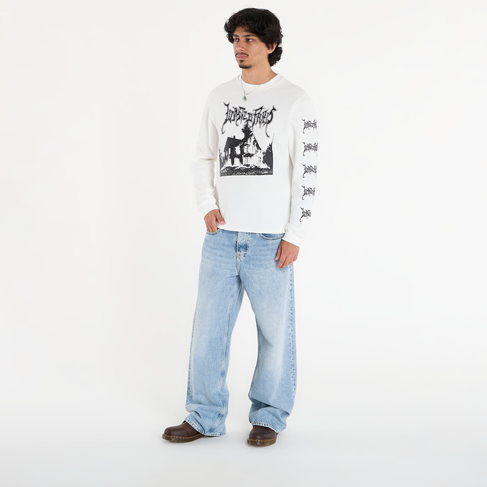 Sweats à capuche homme Wasted Paris M Ignited Thermal Sweatshirt White