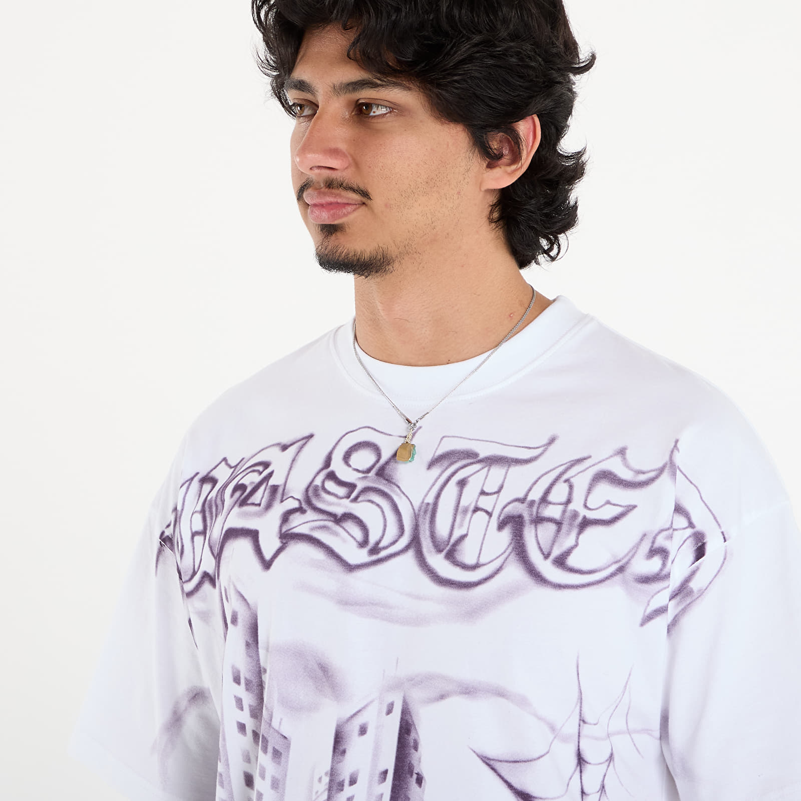 T-shirts homme Wasted Paris M Atm Boxy T-Shirt White