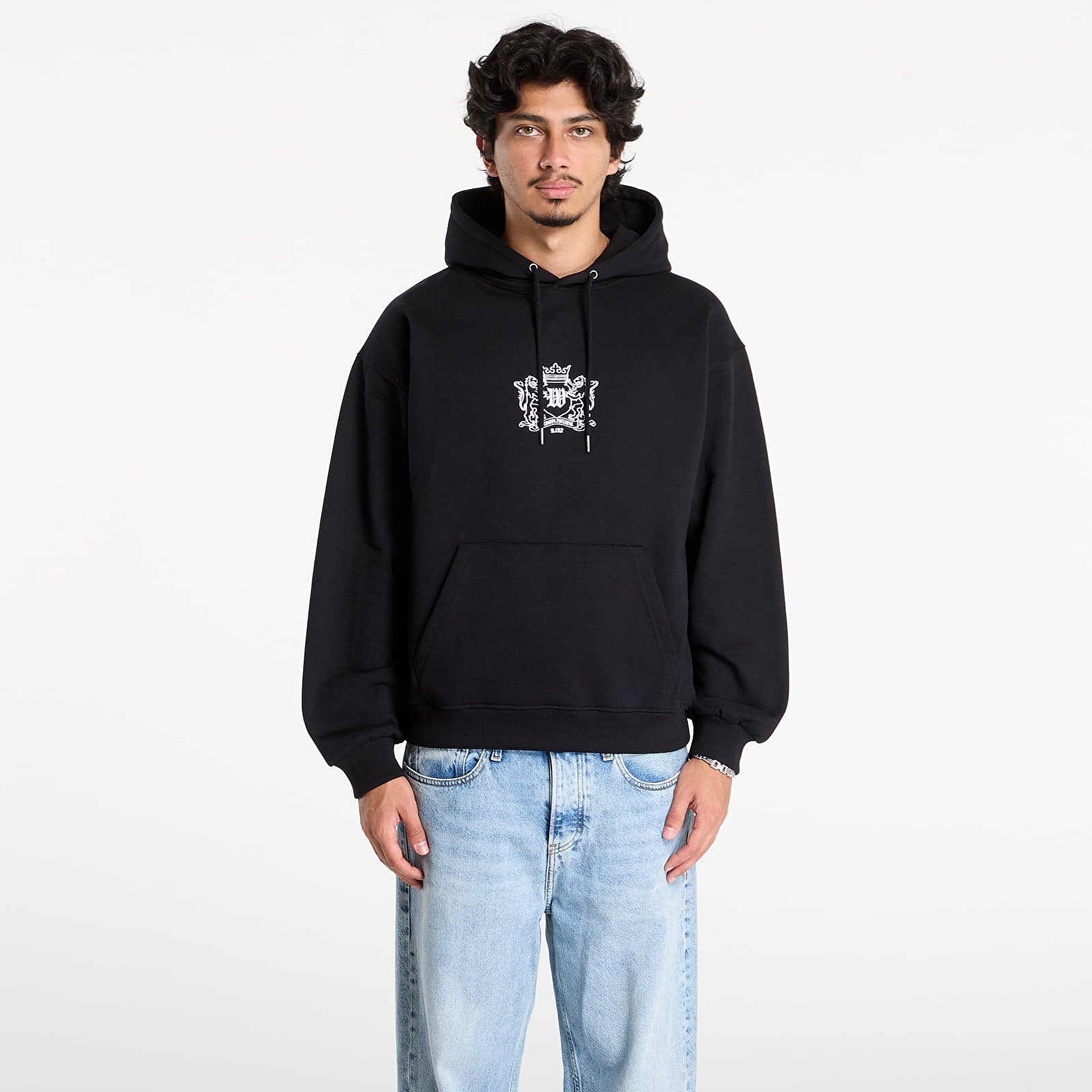 Sweats à capuche homme Wasted Paris M Crest Hoodie Black