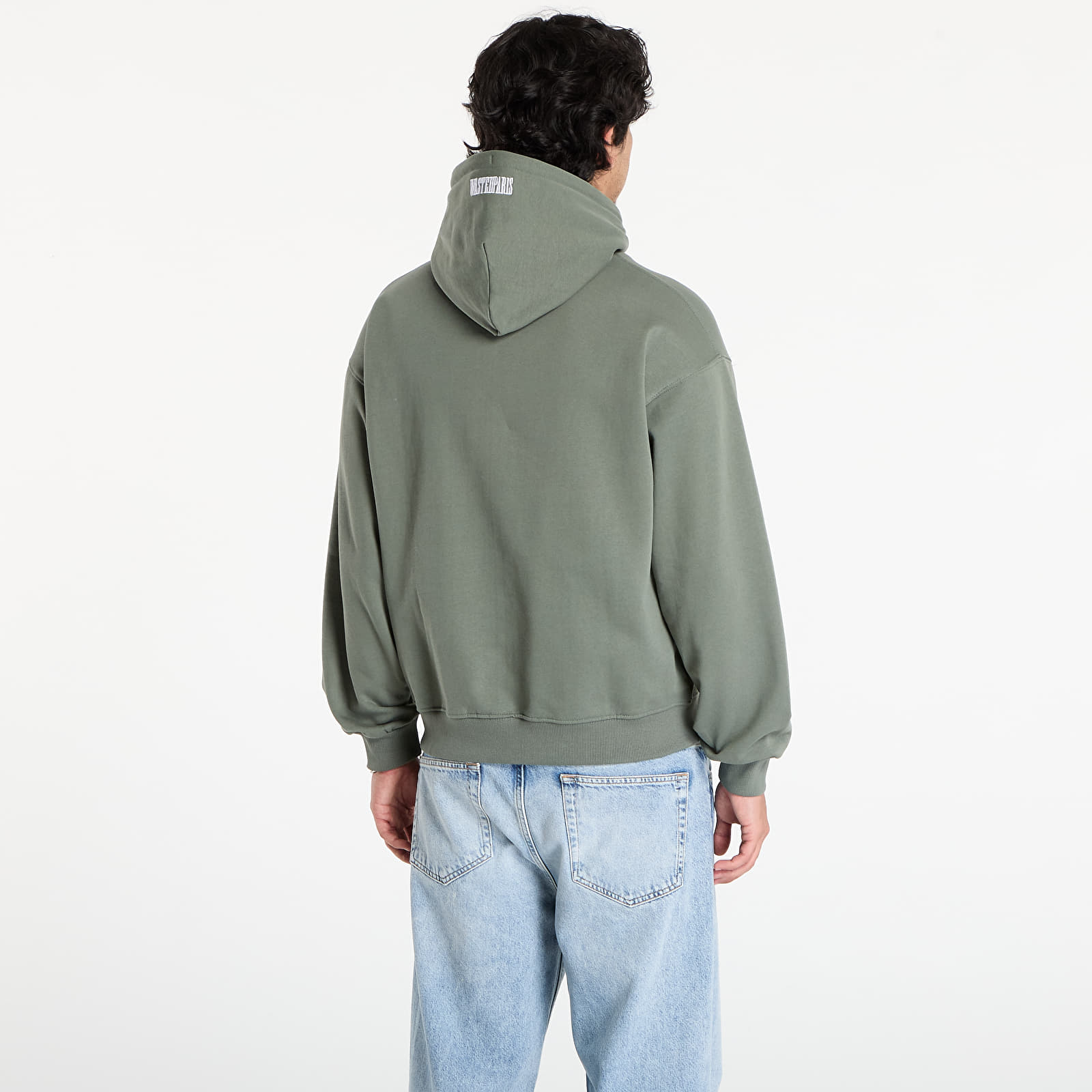 Sweats à capuche homme Wasted Paris M Crest Hoodie Lichen Green