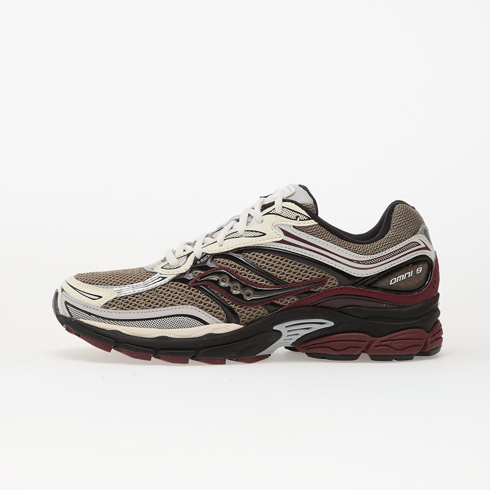 Zapatillas Hombre Saucony Progrid Omni 9 Tan/ Maroon