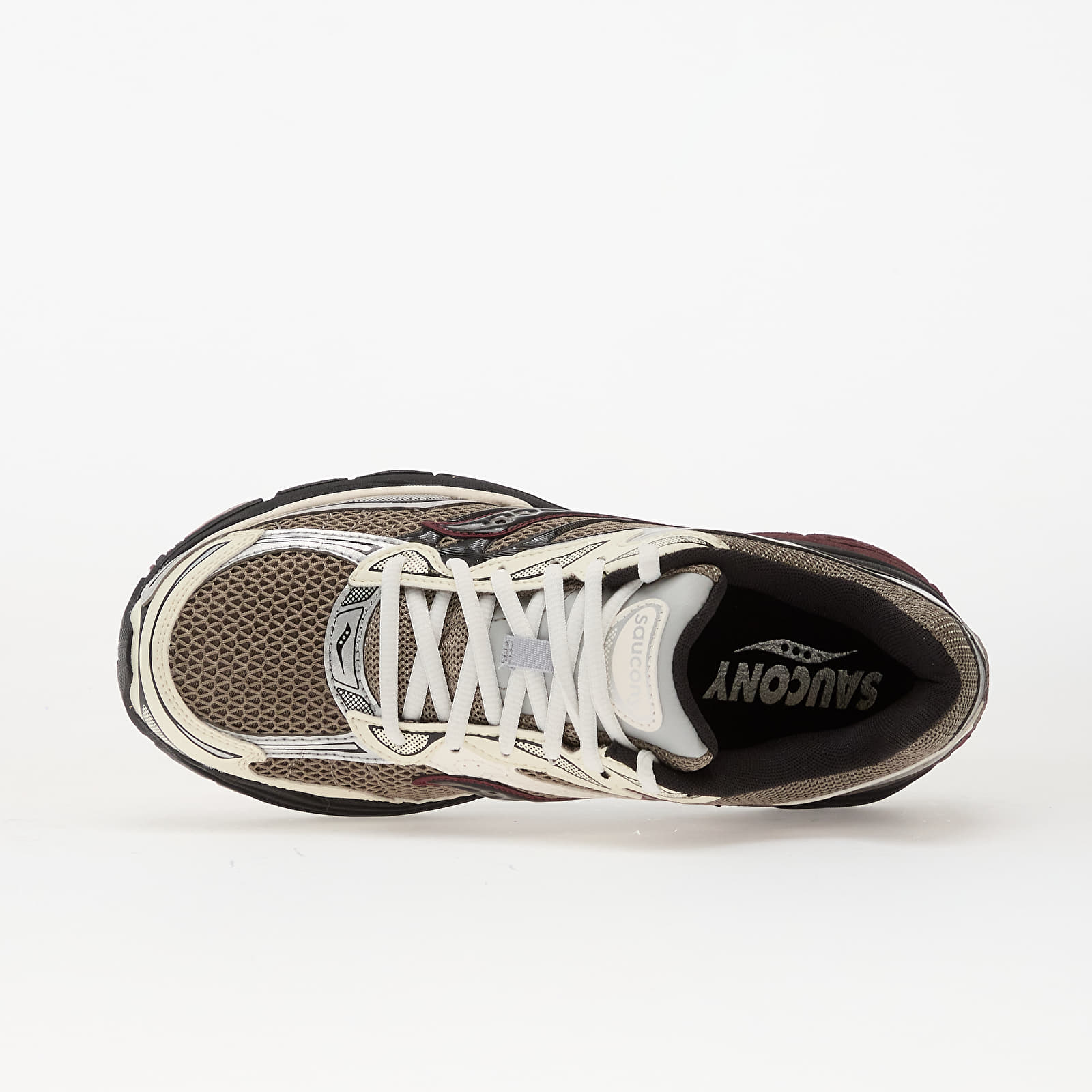 Zapatillas Hombre Saucony Progrid Omni 9 Tan/ Maroon