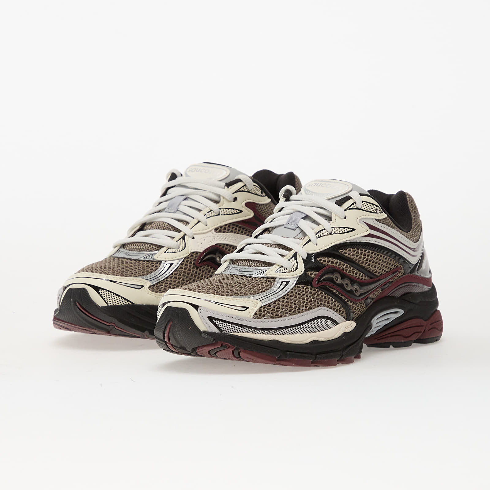 Zapatillas Hombre Saucony Progrid Omni 9 Tan/ Maroon