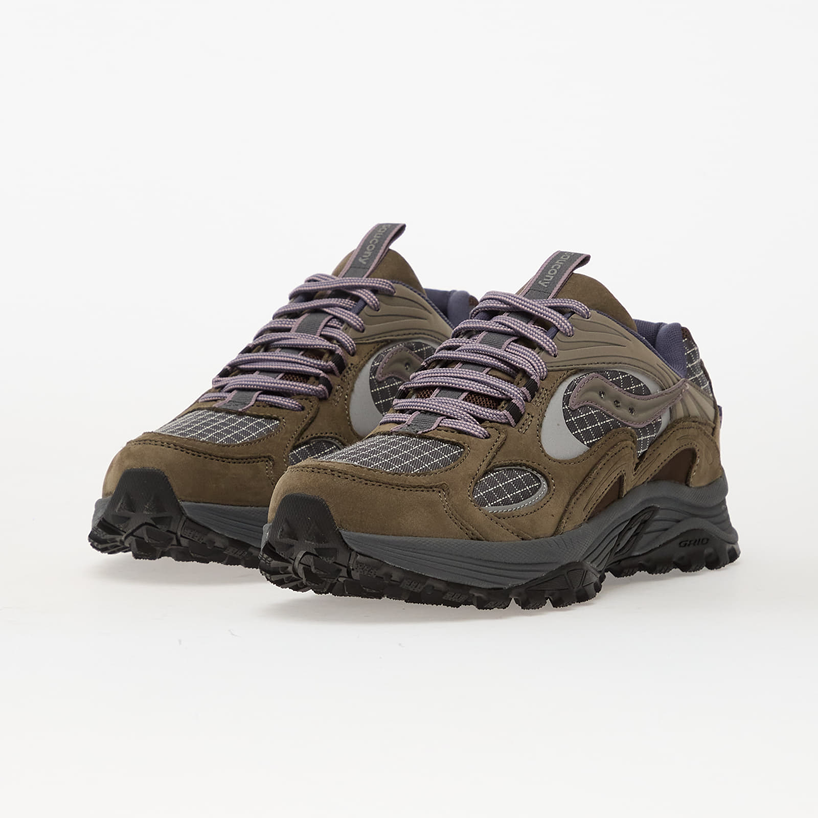 Zapatillas Hombre Saucony Grid Aura X Dark Grey/ Mud