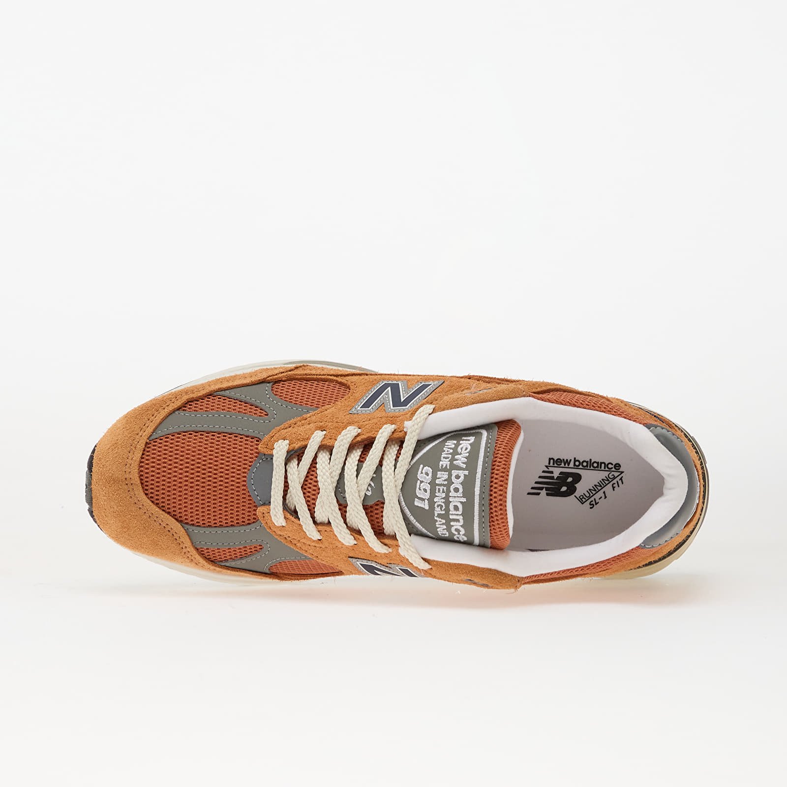 Zapatillas Hombre New Balance Made in UK 991v2 Grounded Pastels Orange
