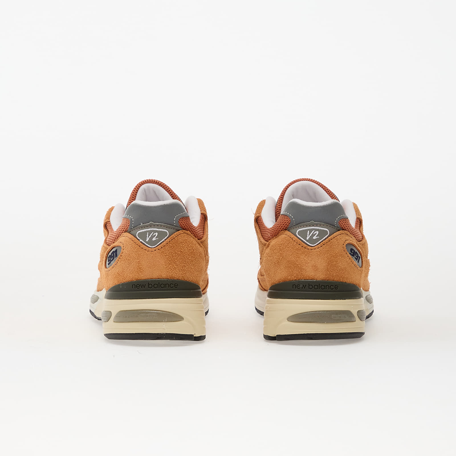 Zapatillas Hombre New Balance Made in UK 991v2 Grounded Pastels Orange