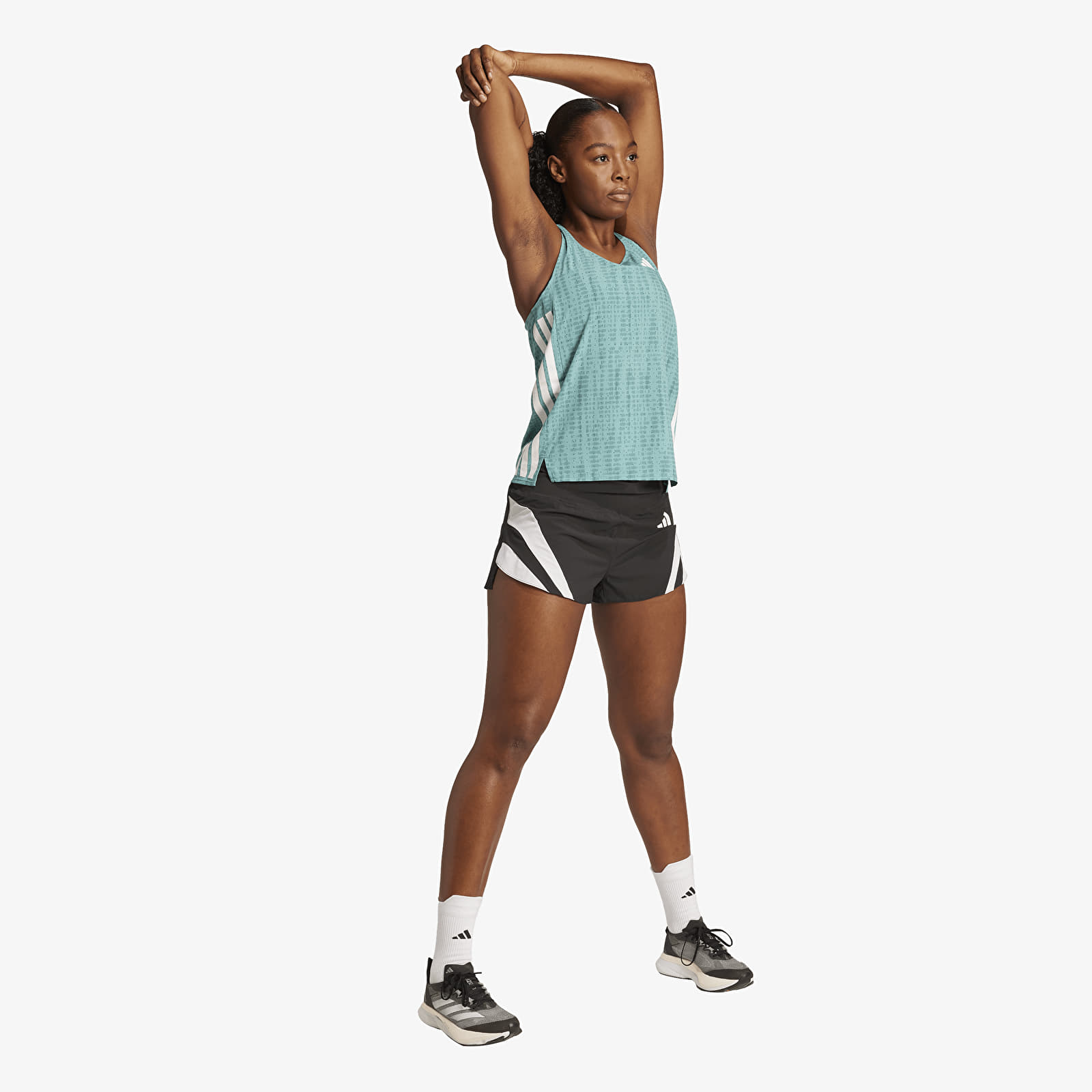 Дамски шорти adidas Adizero Archive Running Gel Short Black/ White