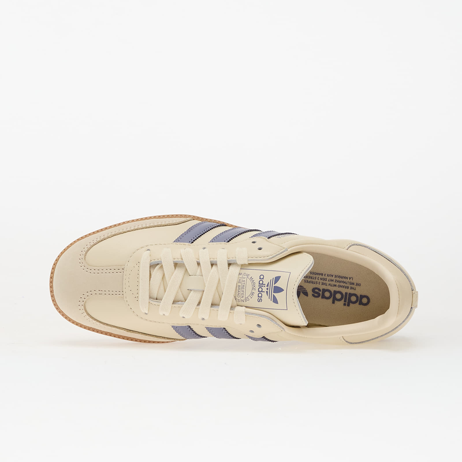 Chaussures et baskets femme adidas Samba Og W Crew White/ Silver Violet/ Gum4