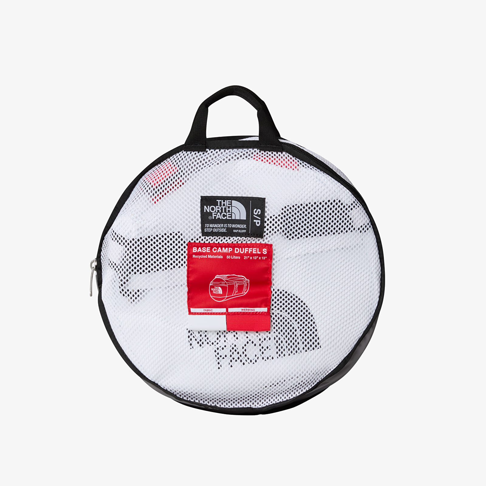 Bolsas de ombro masculinas The North Face Base Camp Duffel - S TNF White