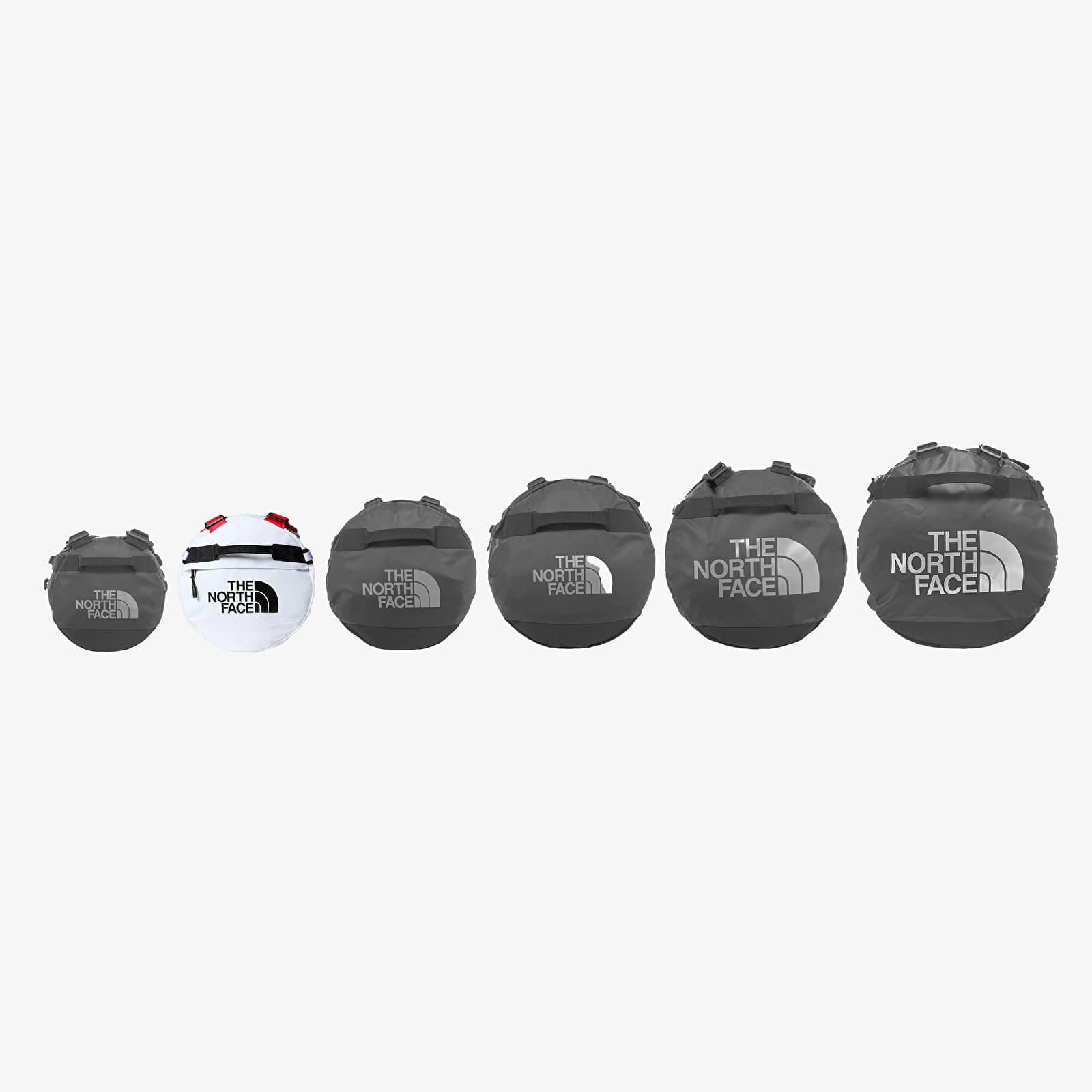 Bolsas de ombro masculinas The North Face Base Camp Duffel - S TNF White