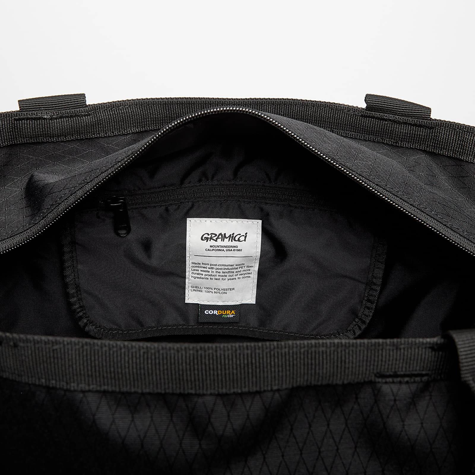 Bolsas de ombro masculinas Gramicci Climbing Tote Black