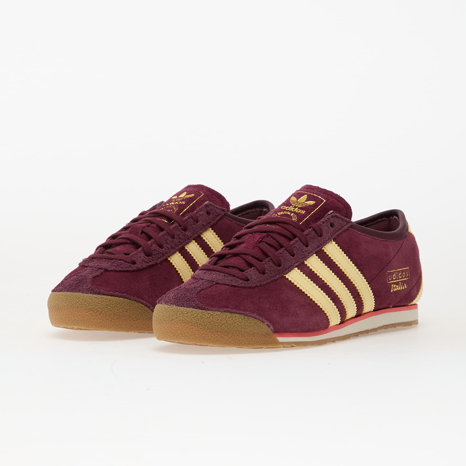 Chaussures et baskets femme adidas Italia 70S W Maroon/ Almost Yellow/ Gold Metallic