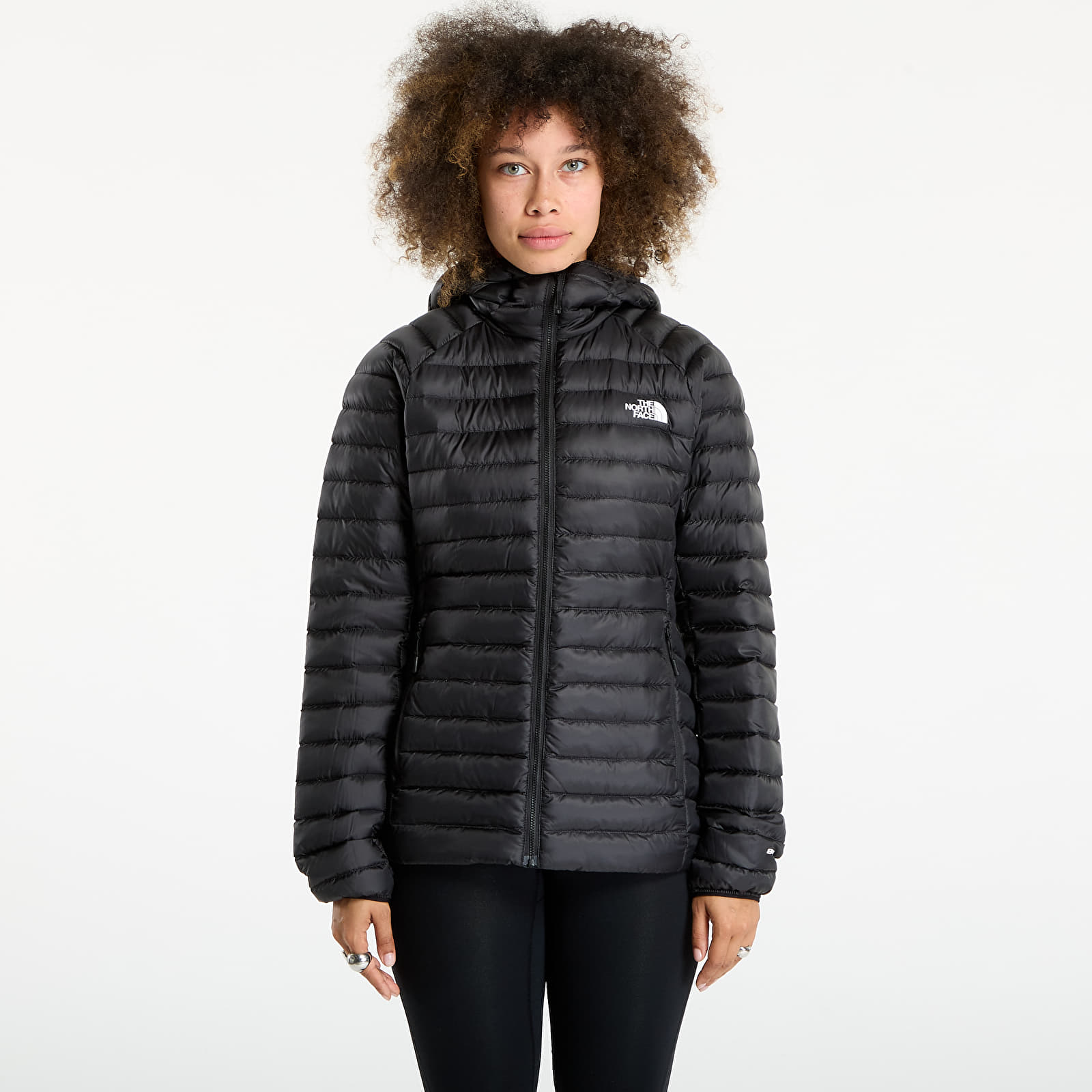 Jachete de puf pentru femei The North Face W Bettaforca Lt Down Hooded Jacket TNF Black