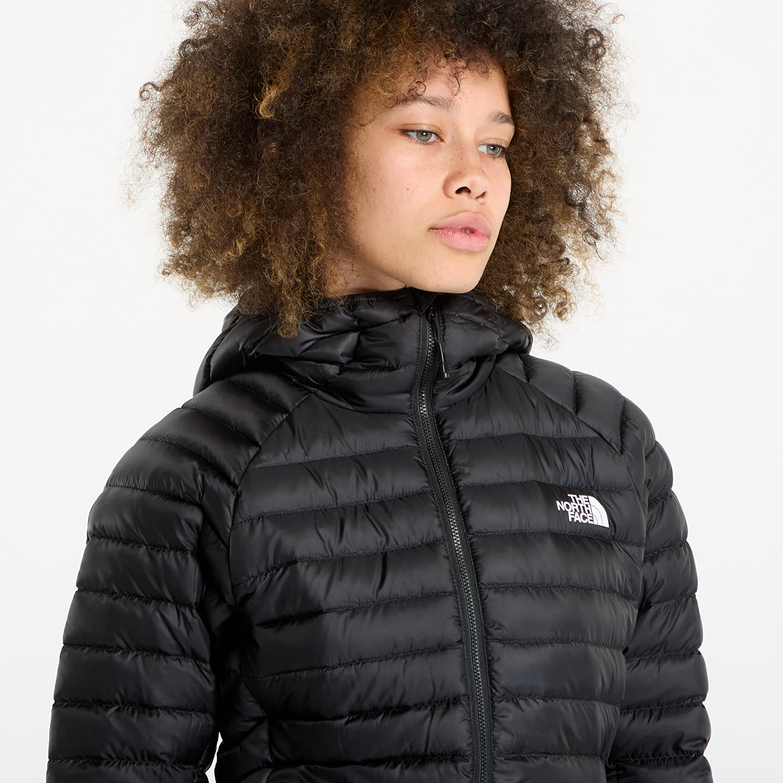 Jachete de puf pentru femei The North Face W Bettaforca Lt Down Hooded Jacket TNF Black