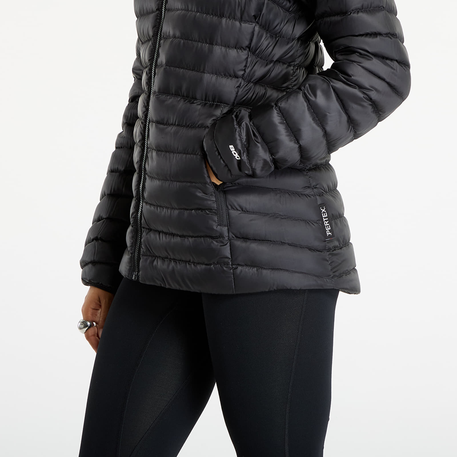 Jachete de puf pentru femei The North Face W Bettaforca Lt Down Hooded Jacket TNF Black