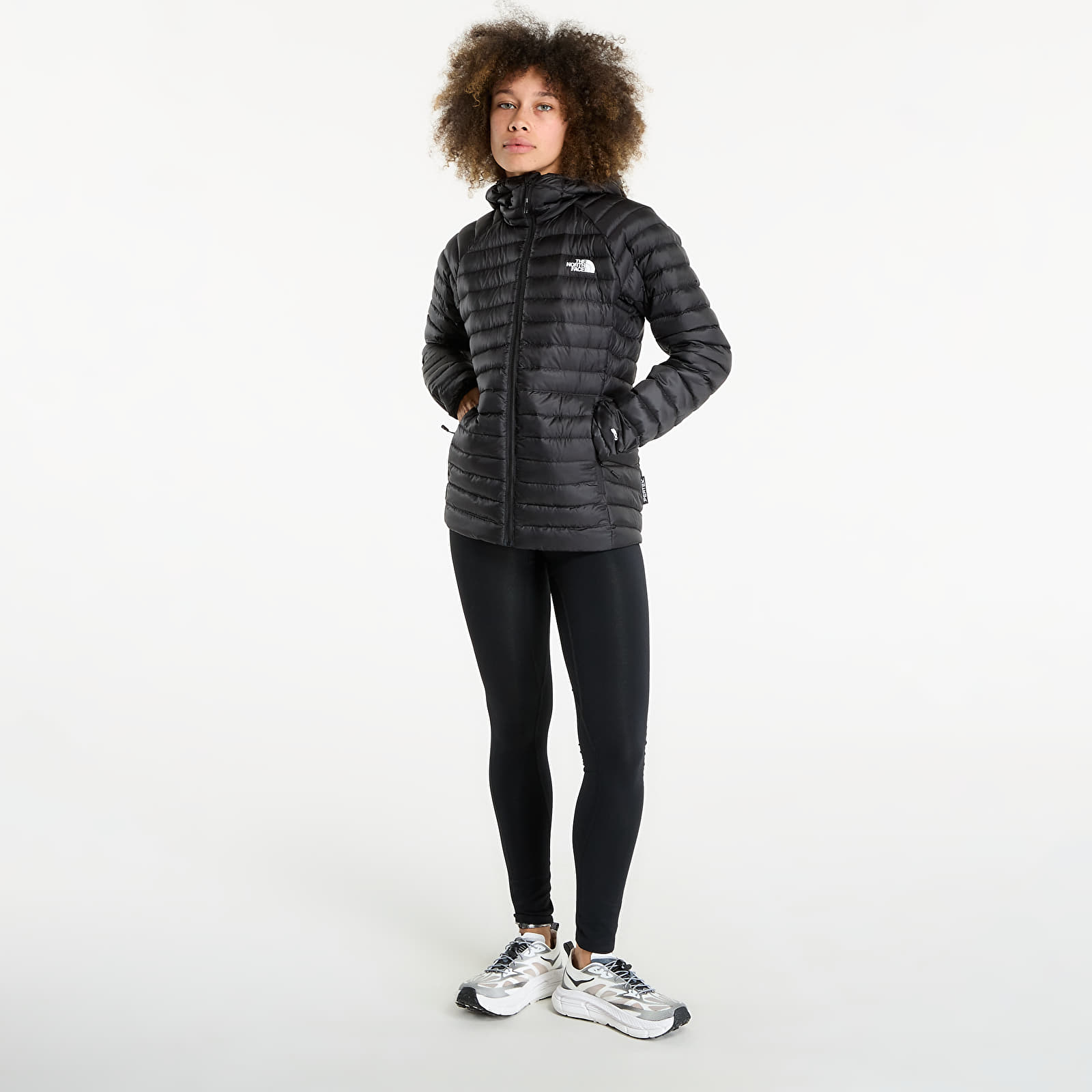 Jachete de puf pentru femei The North Face W Bettaforca Lt Down Hooded Jacket TNF Black