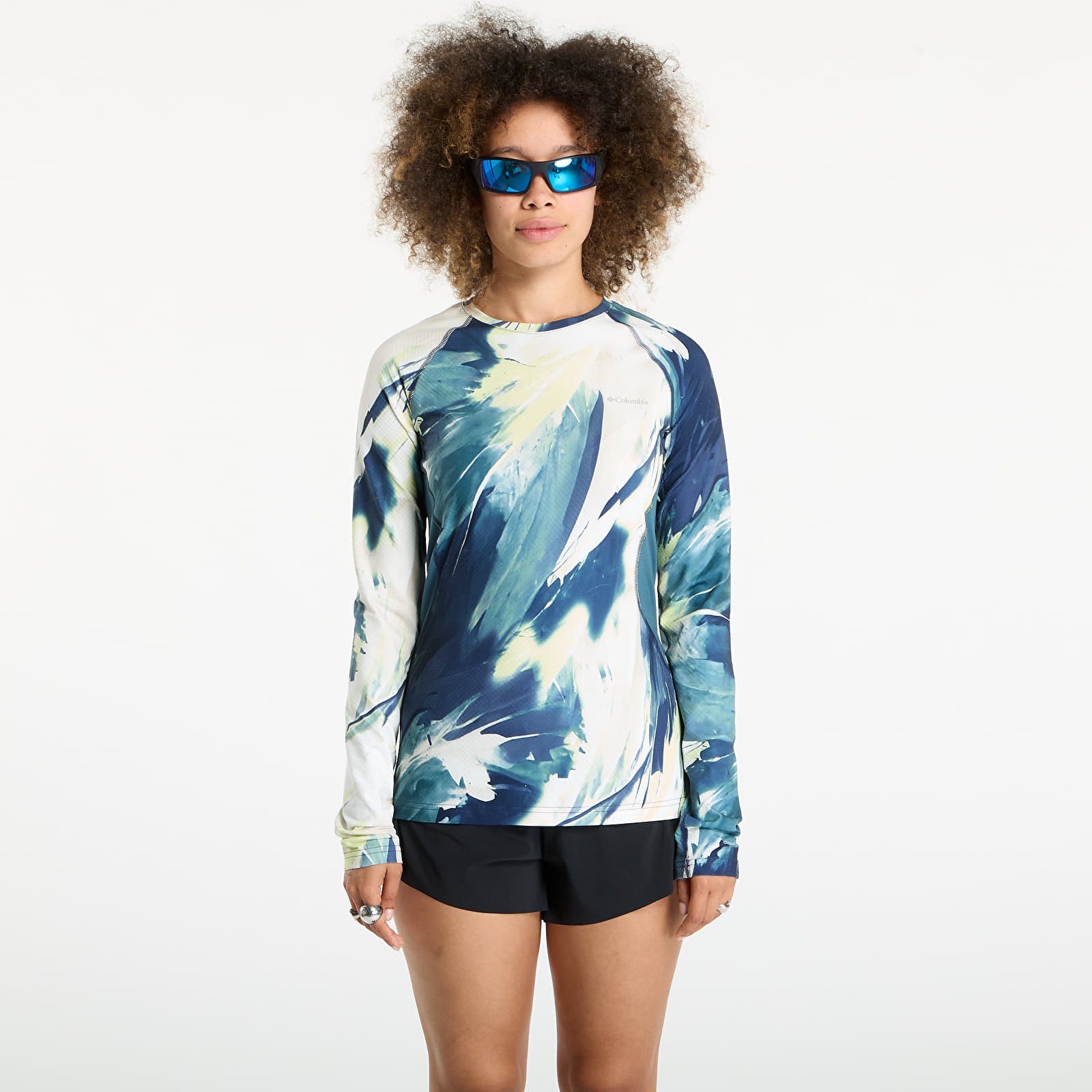 Дамски тениски Columbia Omni-Heat Infinity™ Knit LS Crew Everblue Snowflight