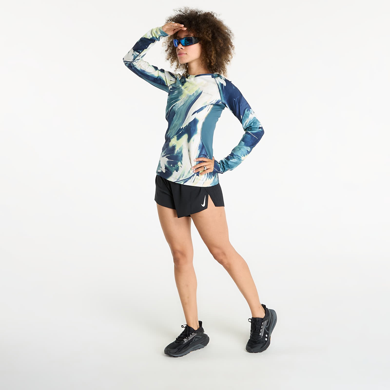Дамски тениски Columbia Omni-Heat Infinity™ Knit LS Crew Everblue Snowflight
