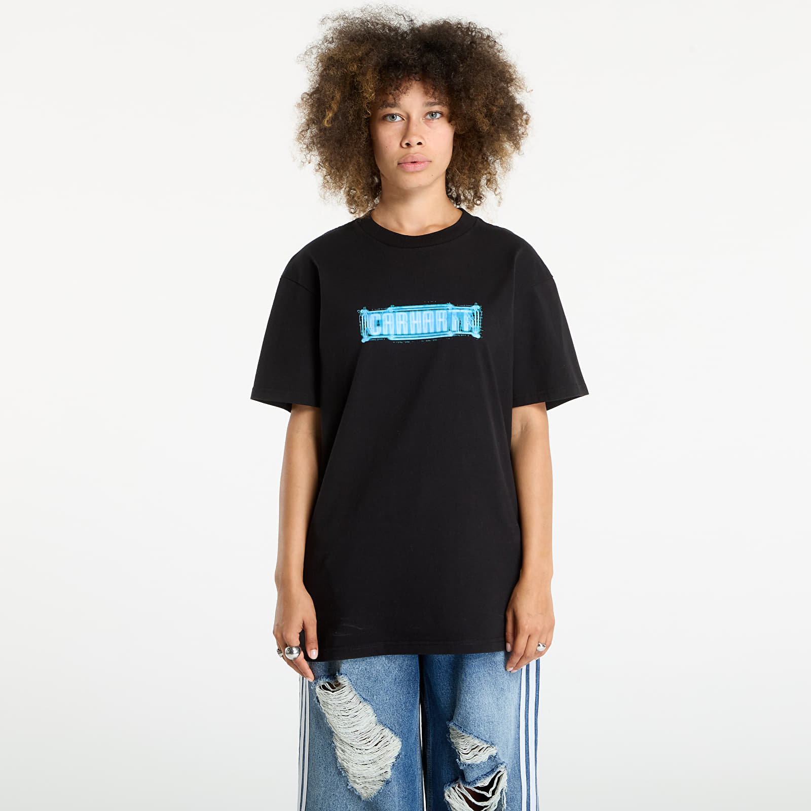 T-shirts de homem Carhartt WIP S/S Electric Boogie T-Shirt UNISEX Black