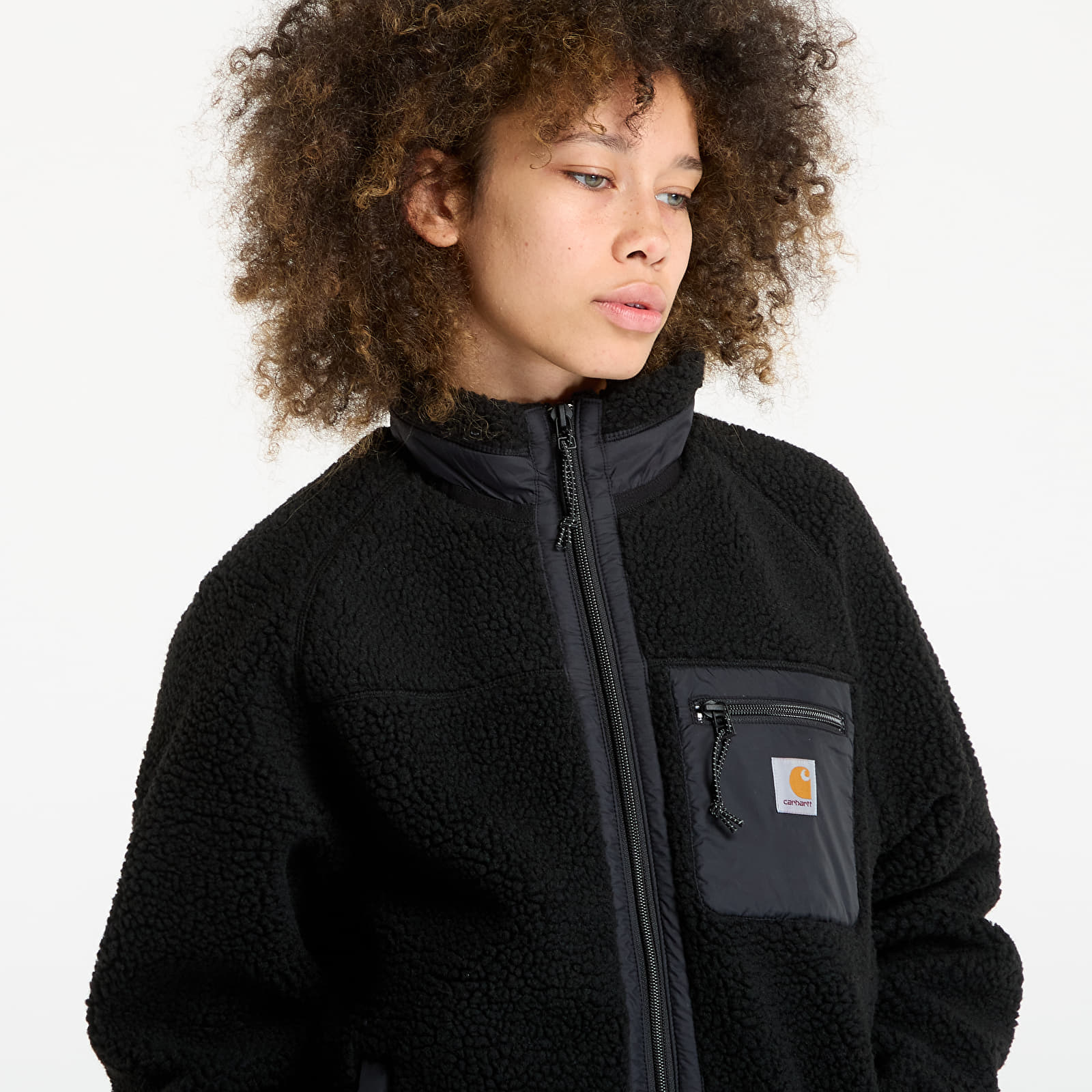 Jachete pentru bărbați Carhartt WIP Prentis Liner Black/ Black