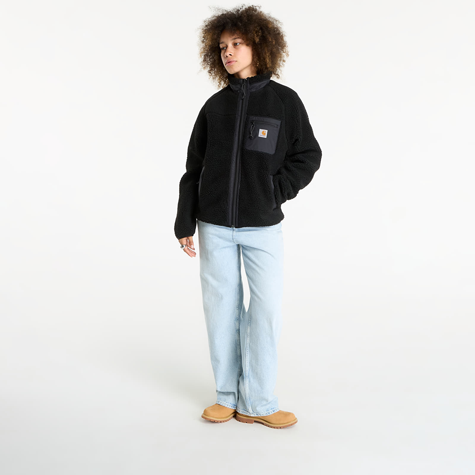 Jachete pentru bărbați Carhartt WIP Prentis Liner Black/ Black