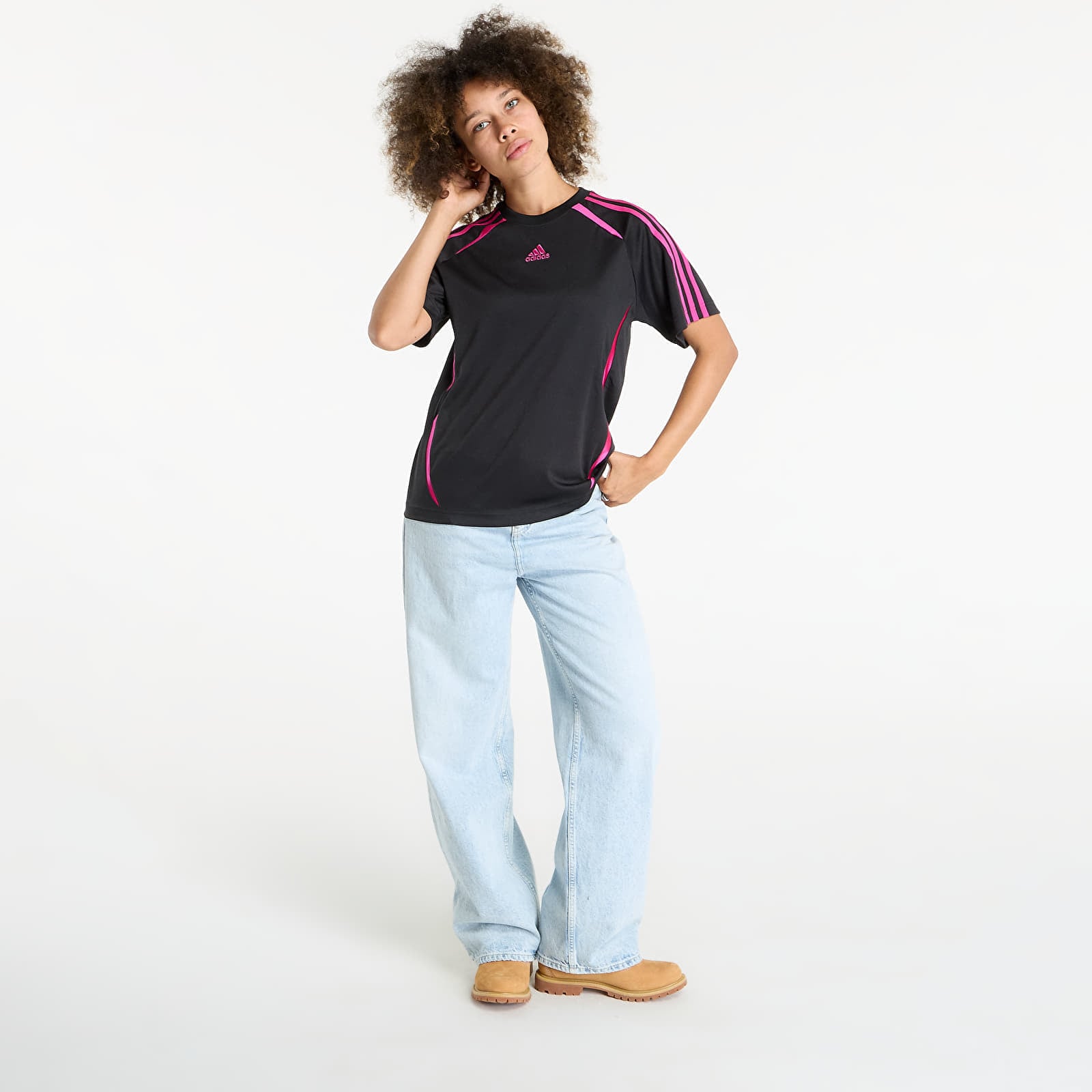 Tricou adidas Adicolor Teamgeist Loose T-Shirt Black XS