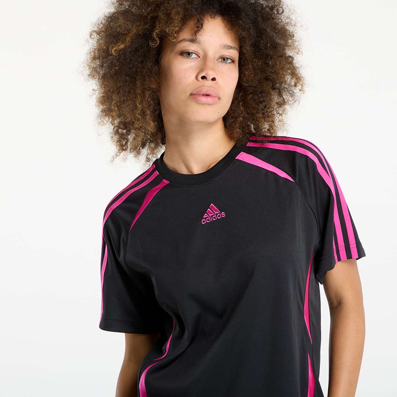 Dámská trička adidas Adicolor Teamgeist Loose T-Shirt Black
