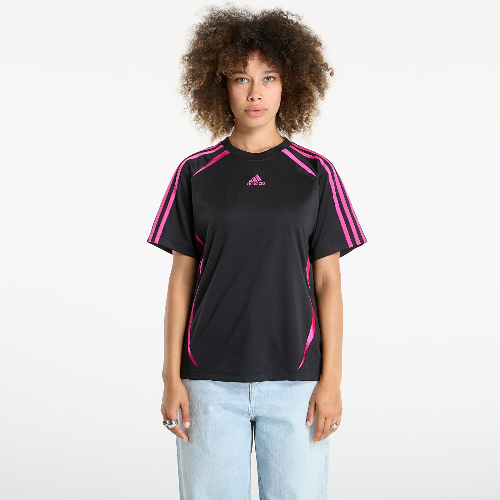 Dámská trička adidas Adicolor Teamgeist Loose T-Shirt Black