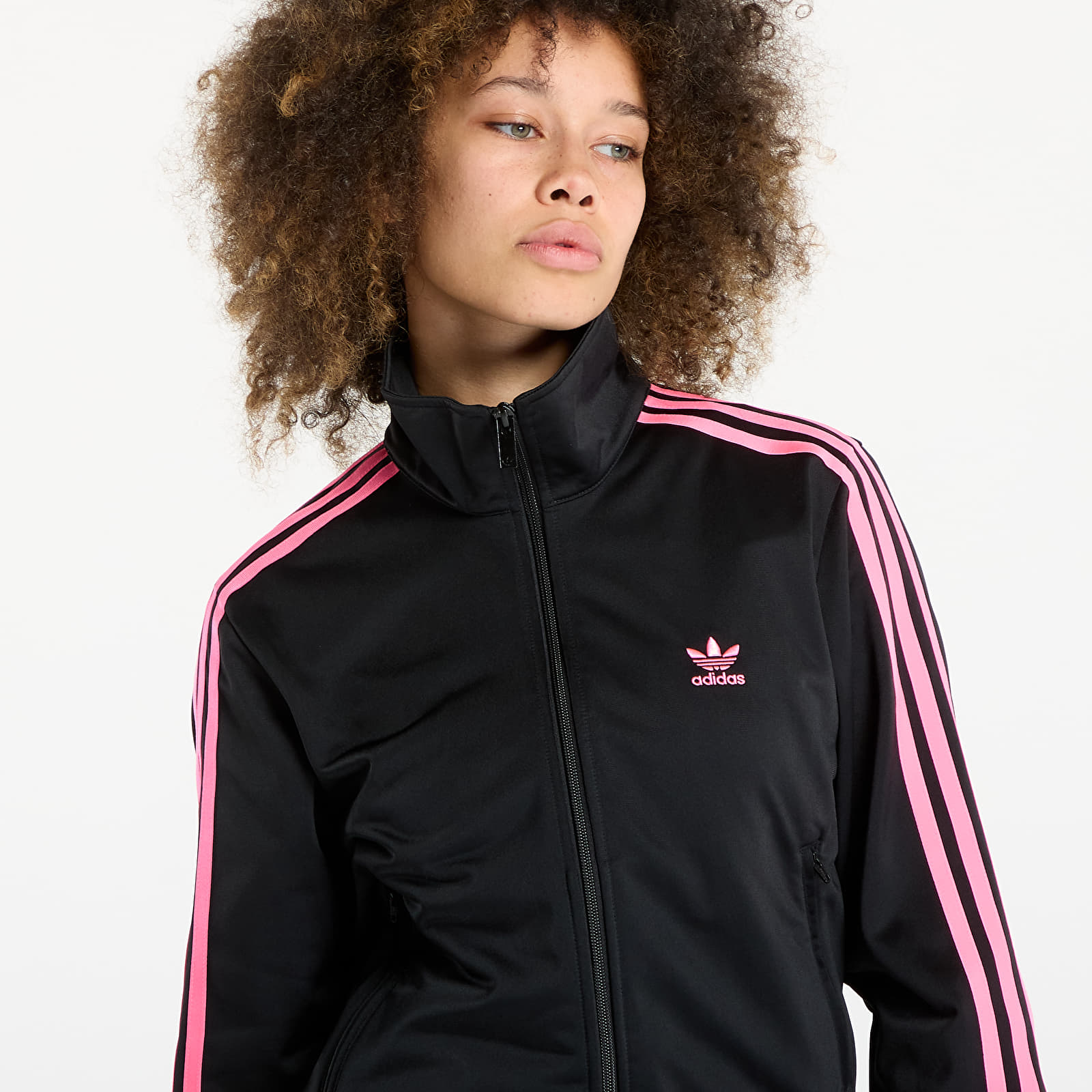 Mikiny adidas Adicolor Classics Firebird Track Top Black