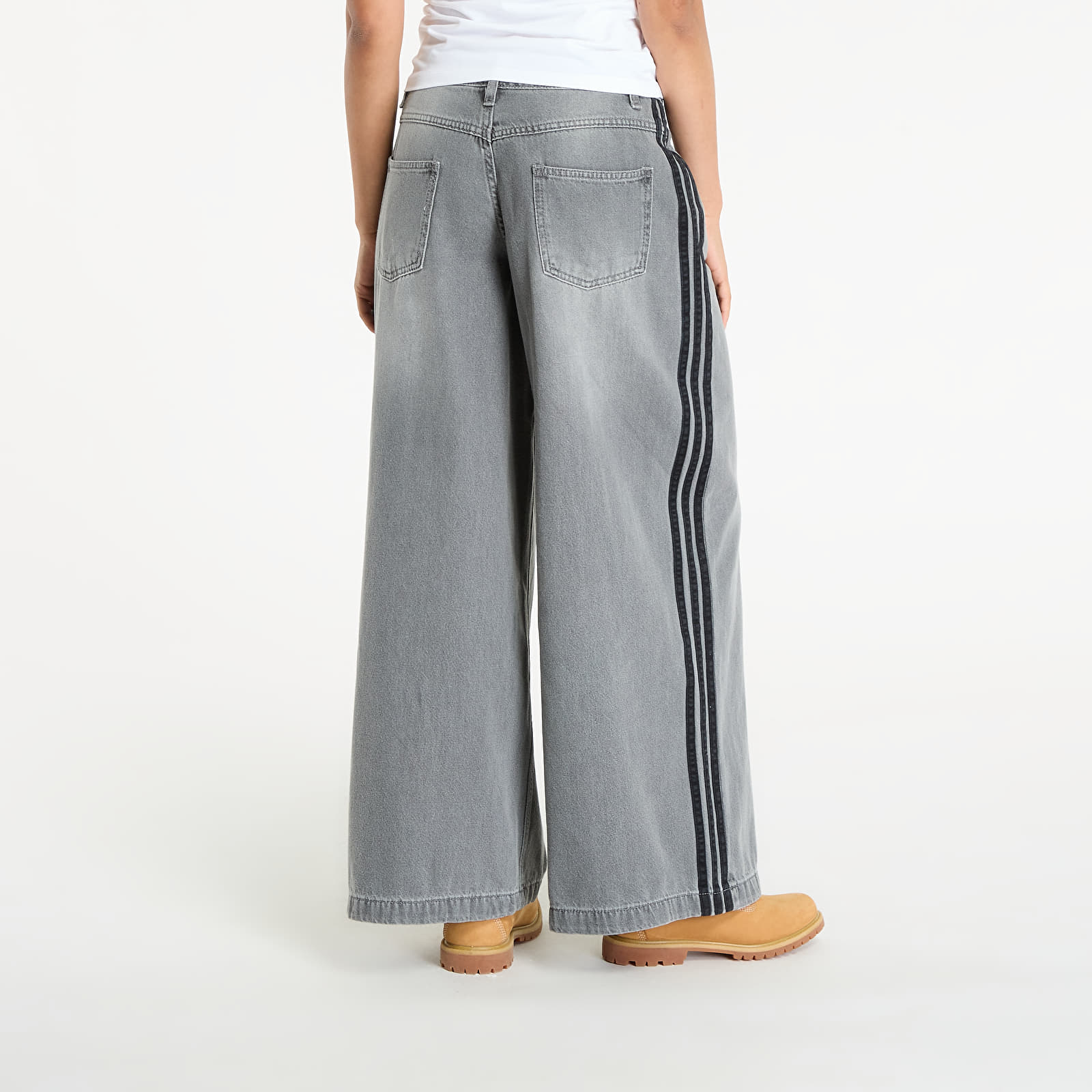 Dámské kalhoty adidas Adicolor Denim Adilenium Pant Washed Grey Denim