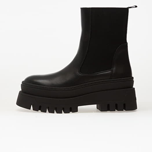 Steve Madden Cassandra Black Leather