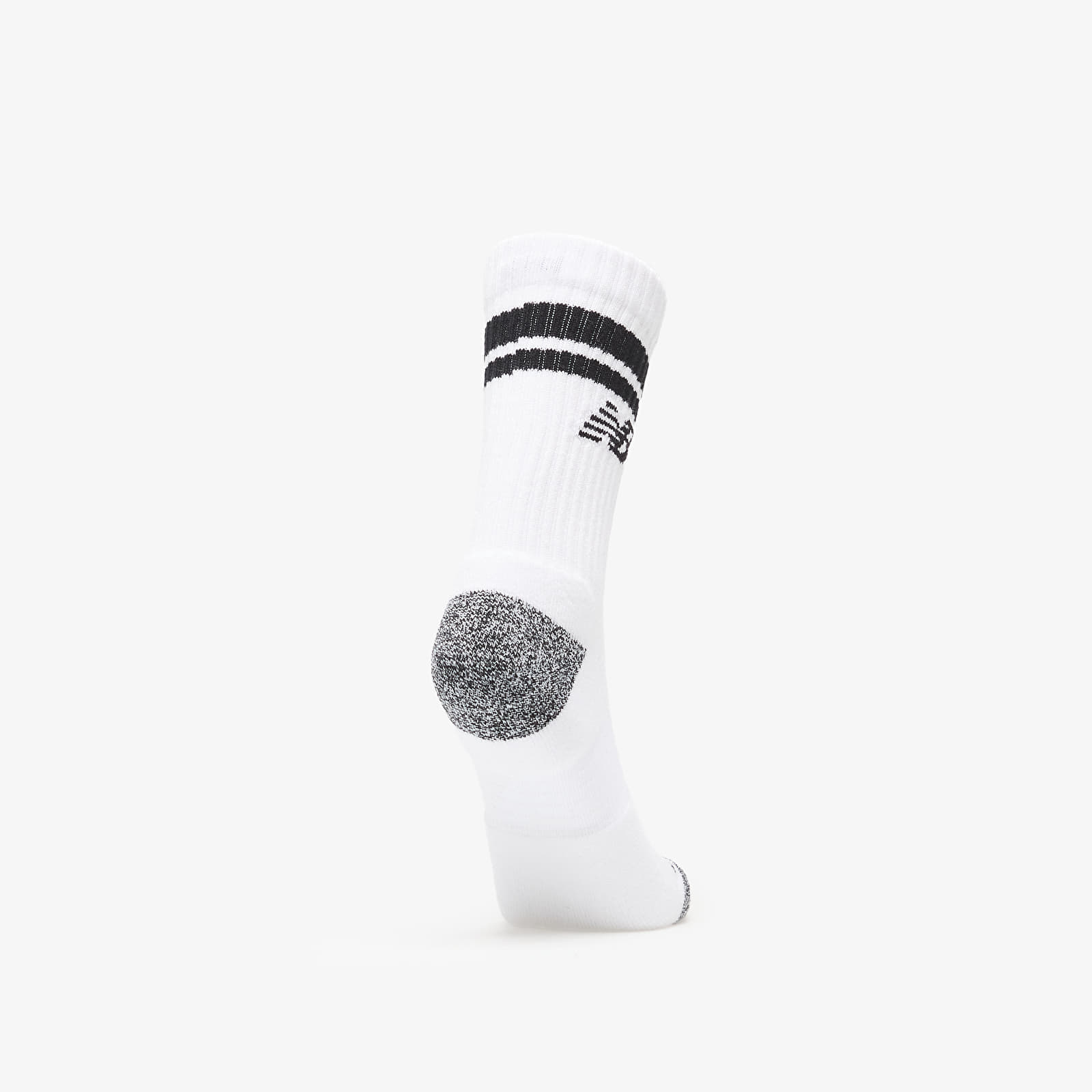 New Balance Active Lifestyle Striped Crew Socks 3-Pack White/ Black/ Grey XL
