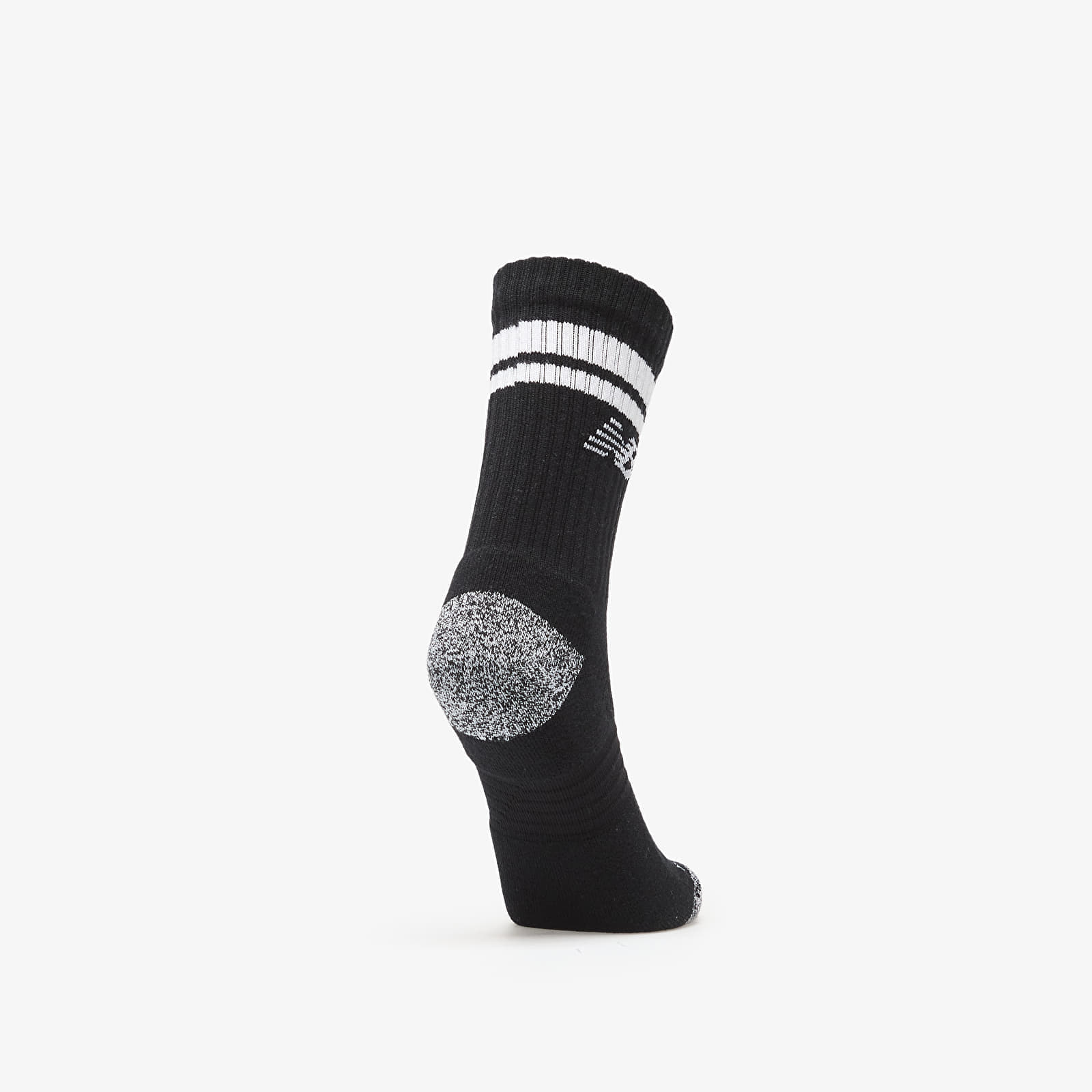 New Balance Active Lifestyle Striped Crew Socks 3-Pack White/ Black/ Grey XL