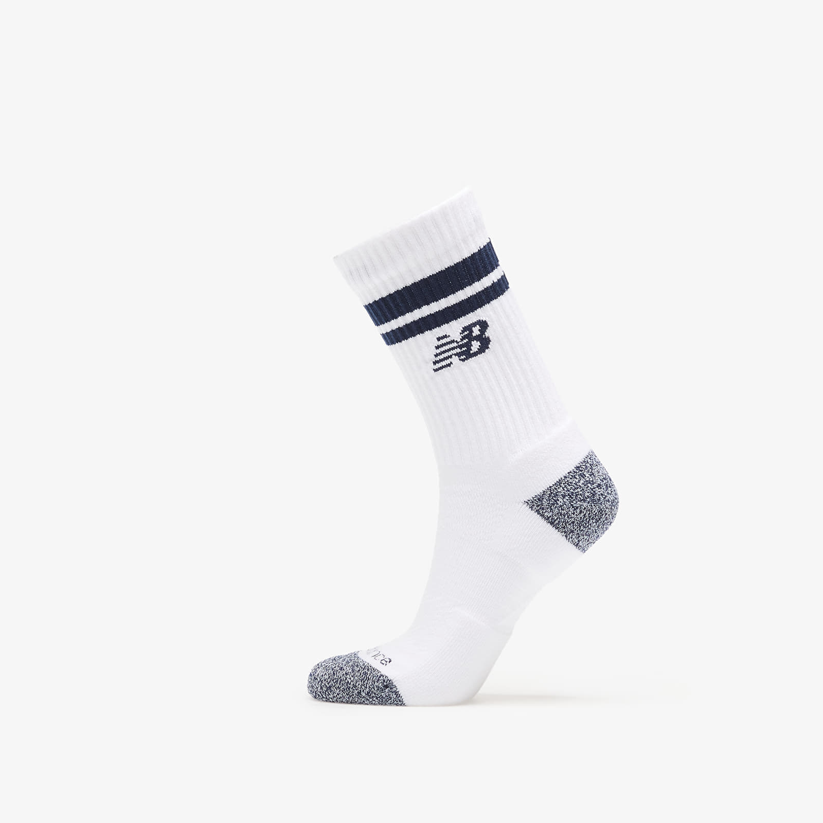 New Balance Active Lifestyle Striped Crew Socks 3-Pack White XL