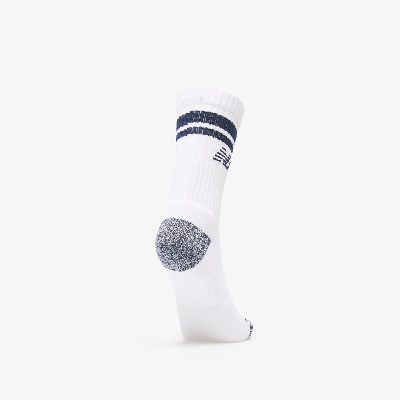 Мъжки чорапи New Balance Active Lifestyle Striped Crew Socks 3-Pack White