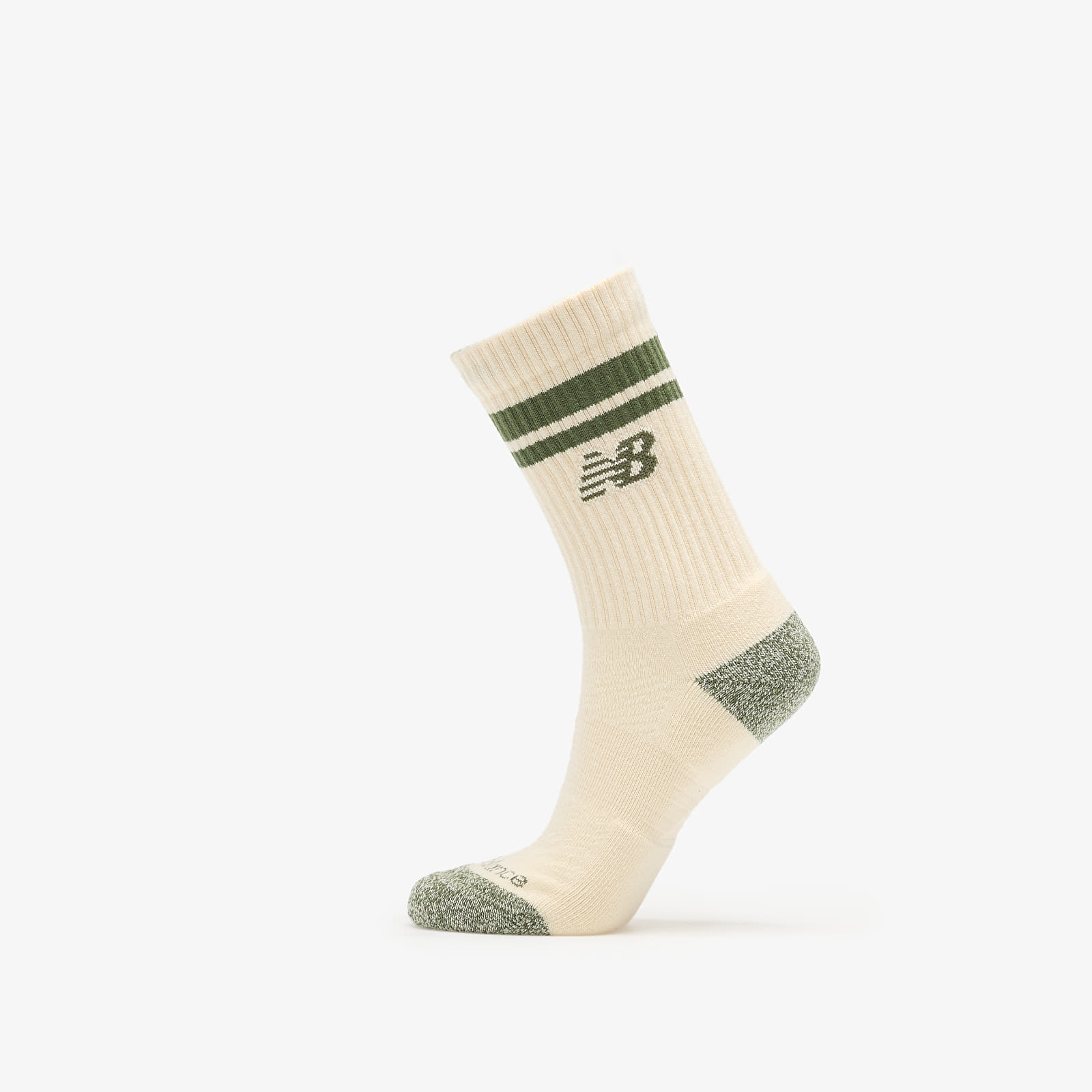 Мъжки чорапи New Balance Active Lifestyle Striped Crew Socks 3-Pack Beige