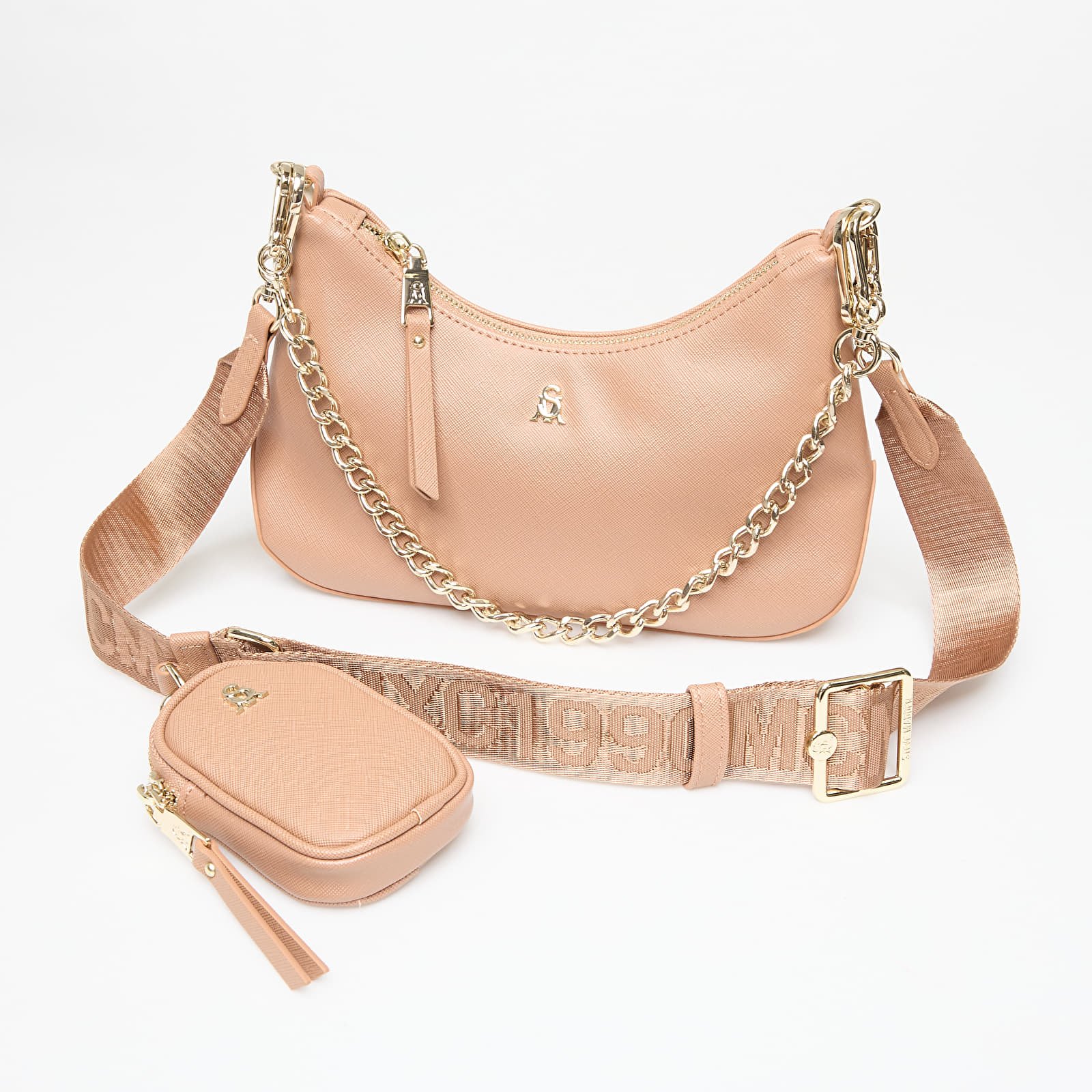 Genți de mână Steve Madden Bsin Blush/ Gold