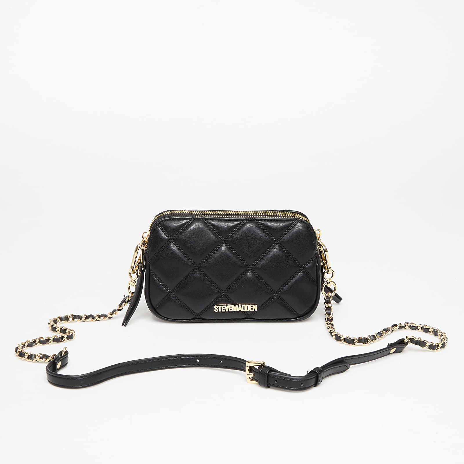 Genți de mână Steve Madden Bmarvis Black/ Gold